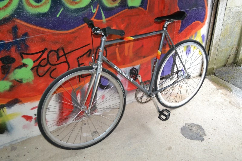 Fixie (basse Peugeot Rare Fait Main Reynolds 531) 3 Fixie (basse Peugeot Rare Fait Main Reynolds 531)