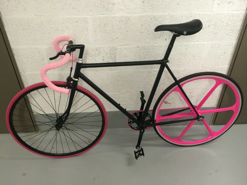 Fixie Noir Et Rose 3 Fixie Noir Et Rose